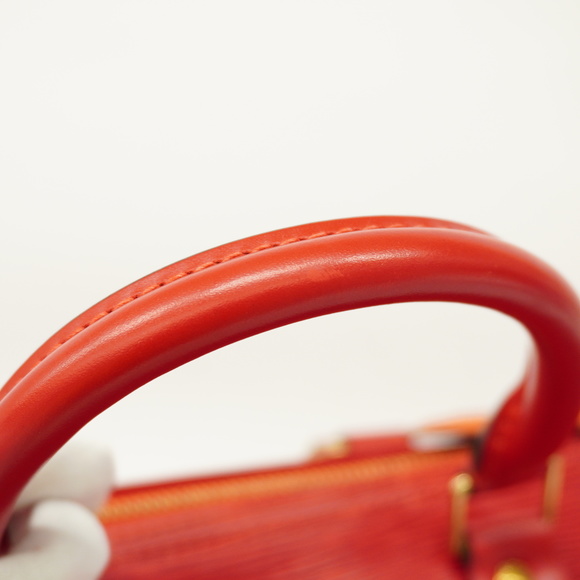 Auth Louis Vuitton Epi Speedy 30 M43007 Women's Handbag Castilian Red - Picture 10 of 12